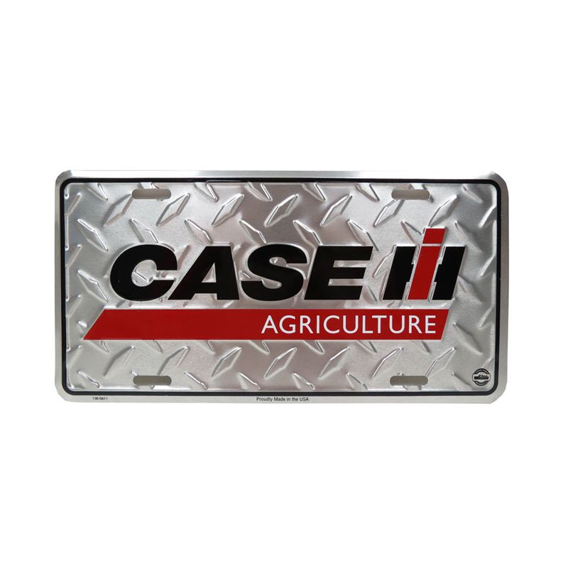Case IH Agriculture Diamond License Plate Sign-1805, 1 of 2
