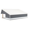 1/64 Light & Dark Gray 64ft x 48ft Wooden Cattle Shed w/ Removeable Roof STA-226 - 3 of 4