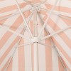 JONATHAN Y Collins 9 ft. Classic Cottage Tassel Market Patio Umbrella with Auto-Tilt, Crank, Wind Vent and UV Protection - 3 of 4