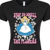 Women's - Disney - Alice In Wonderland Juniors Fitted Graphic T-Shirt - image 2 of 3