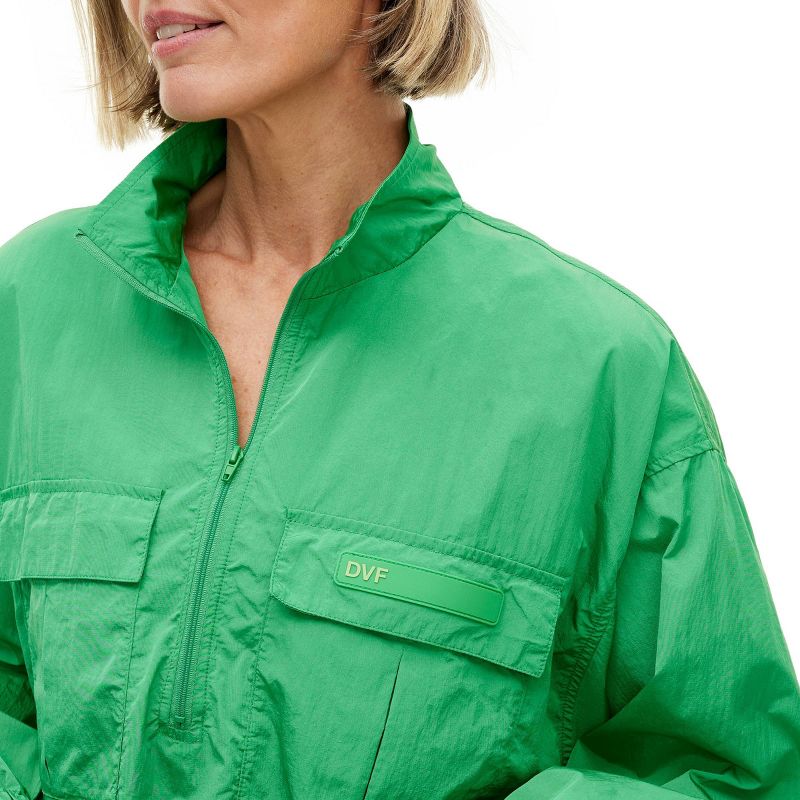 Women's Nylon Packable Long Sleeve Half Zip Jacket - DVF for Target, 3 of 10