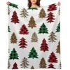 DSANE Leopard Buffalo Plaid Christmas Trees Christmas Throw Blanket Soft Fleece Christmas Blanket Cozy Flannel Throw for Couch Bed - 2 of 4