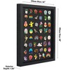 Americanflat 14x18 Pin Display Case with Polished Plexiglass - Ideal for Enamel Pins, Medals, Jewelry, Memorabilia - Silhouette Collection - Black - 2 of 4
