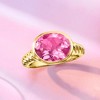 Ross-Simons 6.30 Carat Pink Topaz Ring in 18kt Gold Over Sterling - 4 of 4