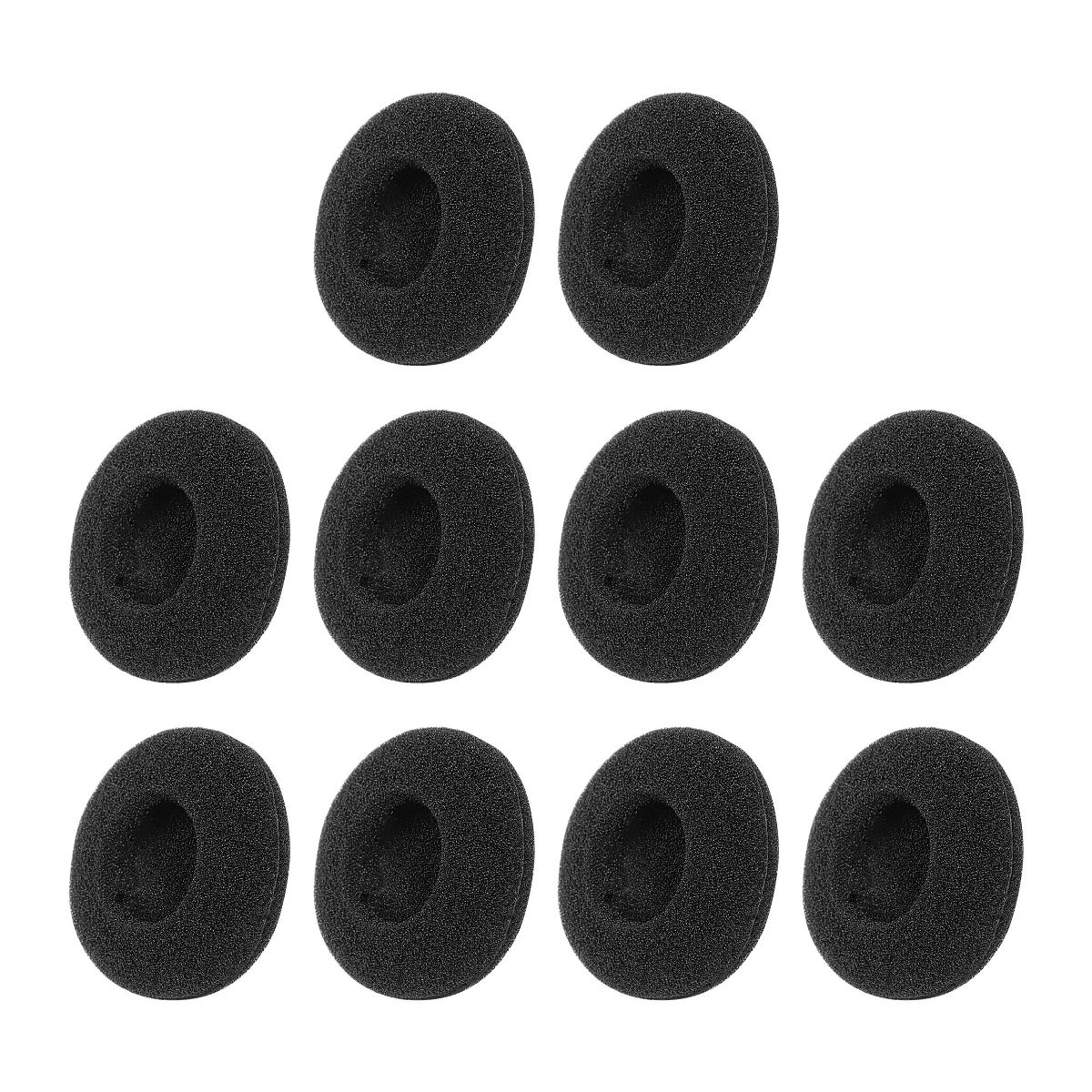 Unique Bargains uxcell Headphone Earpad 3.5cm, Black 10 Pcs
