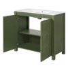 INFURNIC Vanity Tables, Elegant Artisanal with Ample Storage and Sophisticated Finish for Timeless Elegance, Olive Green, 40"*21.5"*19.5" - 4 of 4