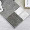 Large Area Rug Machine Washable Rug Geometric Non Slip Low Pile Rug Stain Resistant Indoor Carpet for Living Room - 4 of 4