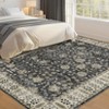 Area Rugs for Living Room Vintage Boho Floral Print Area Rug Washable Traditional Indoor Carpet for Bedroom Kitchen Dining - 3 of 4