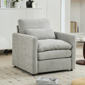 Runesay Oversized Comfy Cloud Sofa Double Cushion Single Sofa with Plush Cushion - 1 of 4