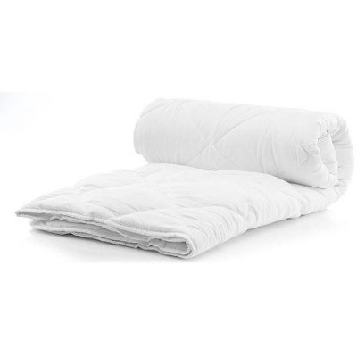Full Size White Cotton Sateen Goose Down Comforter