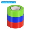 Unique Bargains PVC Non-Adhesive Flagging Tapes for Tree Survey Boundaries 3 Pcs - 3 of 4