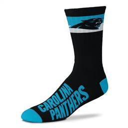 NFL Carolina Panthers La Raya Adaptive Crew Socks - L