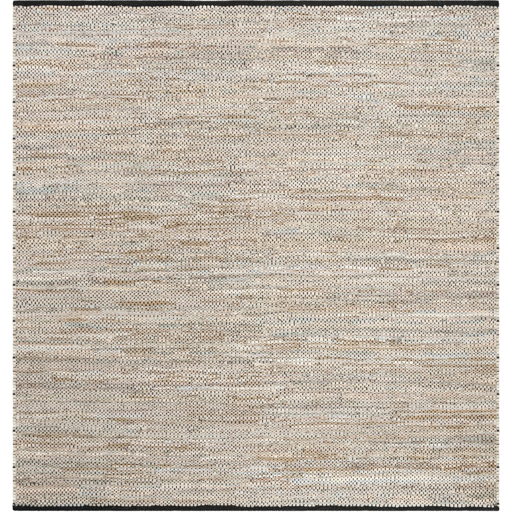 6'x6' Square Winona Solid Woven Rug Beige Square - Safavieh