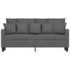 vidaXL 2-Seater Sofa Dark Gray 55.1 in. Fabric - image 3 of 4