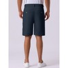 INSPIRE CHIC Men's Summer Solid Color Lightweight Mid-Rise Classic Chino Shorts - 3 of 4