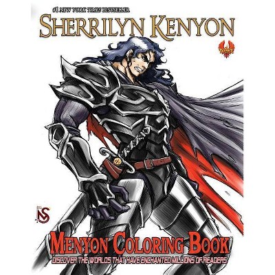 Menyon Coloring Book - (Dark-Hunters: Chronicles of Nick) by  Sherrilyn Kenyon (Paperback)