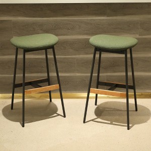 Set of 2 Bar Stools Comfortable & Stylish Counter Bar Stools,Soft Fabric, Backless for Kitchen, Dining Room Bar Chairs - 1 of 4