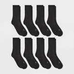 Men's 6+2 Bonus Pack Crew Socks - All in Motion™ 6-12