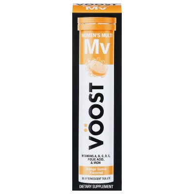 Voost Orange Guava Flavored Women's Multi 20 Tablets