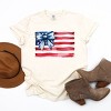 Simply Sage Market USA Flag Coquette Garment Dyed Tee - 3 of 4