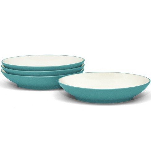 American Atelier Large Pasta Bowls, 42 Oz Wide Shallow Stoneware Salad Bowl  Set, Plates For Serving Dinner, Kitchen, And Eating, Set Of 4,blush : Target