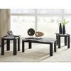 Signature Design by Ashley Jazmore 3-Piece Coffee Table Set with End Tables - Dark Brown/Faux Marble Finish - 2 of 4