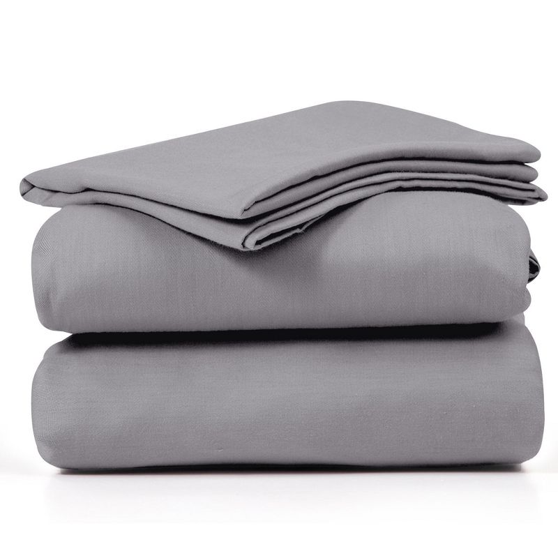 4 Piece Rayon From Bamboo Sheet Set Deep Pocket Cooling Solid Sheets - Lux Decor Collection, 2 of 7