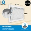 Simply Air Filters, MERV 8, 6 Pack, Furnace Air Filter for HVAC - 2 of 4