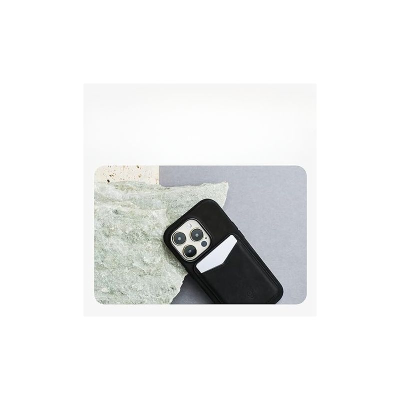 DONBOLSO iPhone 14 Plus Leather Wallet Case + Wallet Bundle, Black, 3 of 4