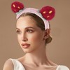 Unique Bargains Girl's Classic Strawberry Headbands 7.87"x8.27"x0.79" 1 Pc - 2 of 3