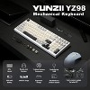 YUNZII YZ98 Gasket Mechanical Keyboard, RGB LED Backlit - 2 of 4