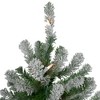 Northlight 3ct Pre-Lit Flocked Alpine Artificial Christmas Trees 3ft, 4ft and 5ft - Clear Lights - 3 of 4