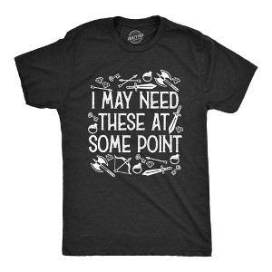 Mens I May Need These At Some Point Cool Video Gamer Gift Perfect Gaming Gift - Crazy Dog Men's T Shirt - 1 of 4