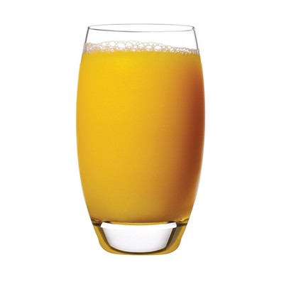Luigi Bormioli Crescendo Clear Glass Highball Tumblers, Set of 4, 20 oz