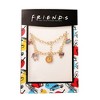 Friends TV Show Fashion Charm Bracelet, 5 Charms - 7 + 1" - 4 of 4