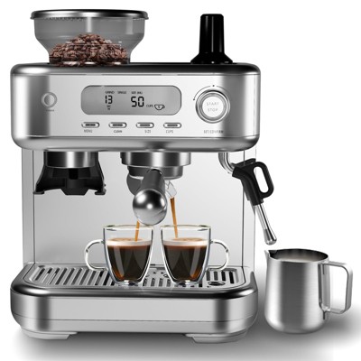 15Bar Semi-Automatic Espresso Machine with PID & LCD Display