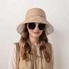 Anna-Kaci Wide Brim Bucket Hat Back Bow Detail for Sun Protection and Stylish Summer Looks - 3 of 4