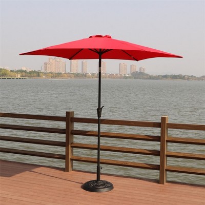 Gsluuk 8.8 feet Outdoor Aluminum Patio Umbrella, Patio Umbrella