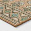28"x84" Floral Block Memory Foam Runner Rug Yellow - Threshold™ - 3 of 4