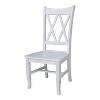International Concepts Double XX Back Chair in Chalk - 2 of 4