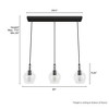 Hunter Fans 6" Maple Park Ceiling Light Noble Bronze Finish - 3 Bulb Linear Cluster for Indoor Use - 3 of 4