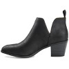 Journee Collection Womens Lola Pull On Stacked Heel Booties - 2 of 4