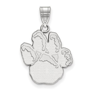 Black Bow Jewelry Sterling Silver Pittsburgh Panthers NCAA Large Pendant - 1 of 3