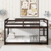 NicBex Twin Over Twin Bunk Bed,Wood Bunk Beds with Ladder,Bunk Bed Frame for Kids,Box Spring Not Required - 2 of 4