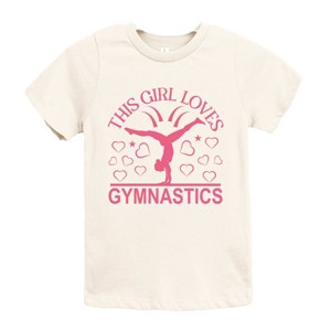 The Juniper Shop This Girl Loves Gymnastics Youth Short Sleeve Tee - 1 of 4