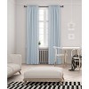 Lumi Home Furnishings 66"x120" Decorative Drapery Single Rod Set with Square Cage finials Gunmetal - 3 of 4