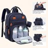 BabbleRoo Diaper Bag Backpack for Stylish Parents, Spacious Baby Bag, Versatile Baby Diaper Bag - 4 of 4