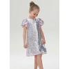 2Bunnies Girls' Reversible Sequin Puff Sleeve Dress - 4 of 4