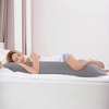 PiccoCasa Long Soft 90 Gsm Microfiber Zipper Closure Body Pillowcases - 3 of 4