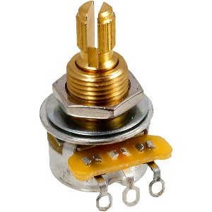 Allparts CTS 250K ohm Split Shaft Audio Taper Mini Pot, 3/8" Bushing Single - 1 of 1